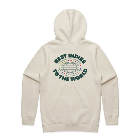 Best Indies To The World - Ecru Hoodie