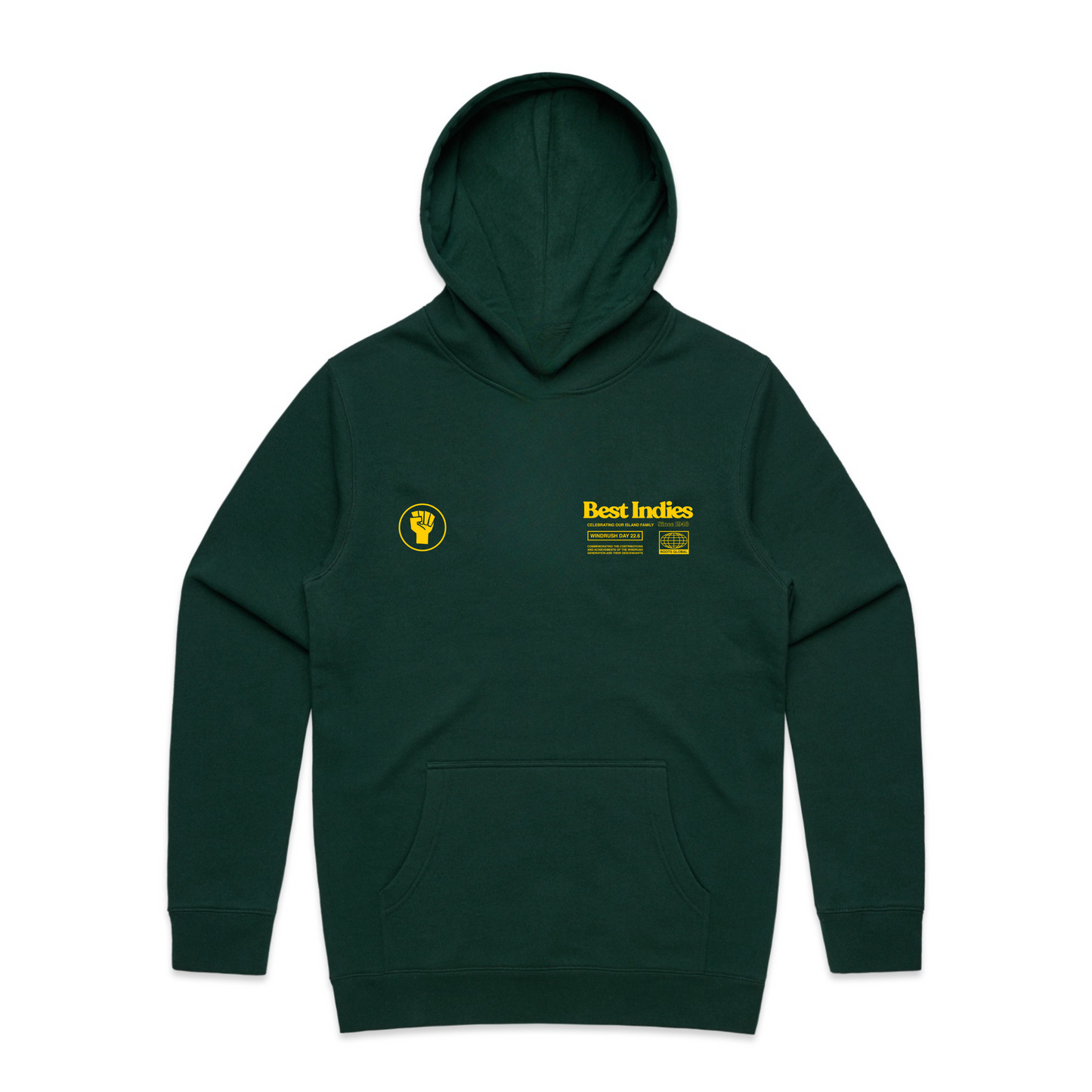 Best Indies - Pine Green Hoodie