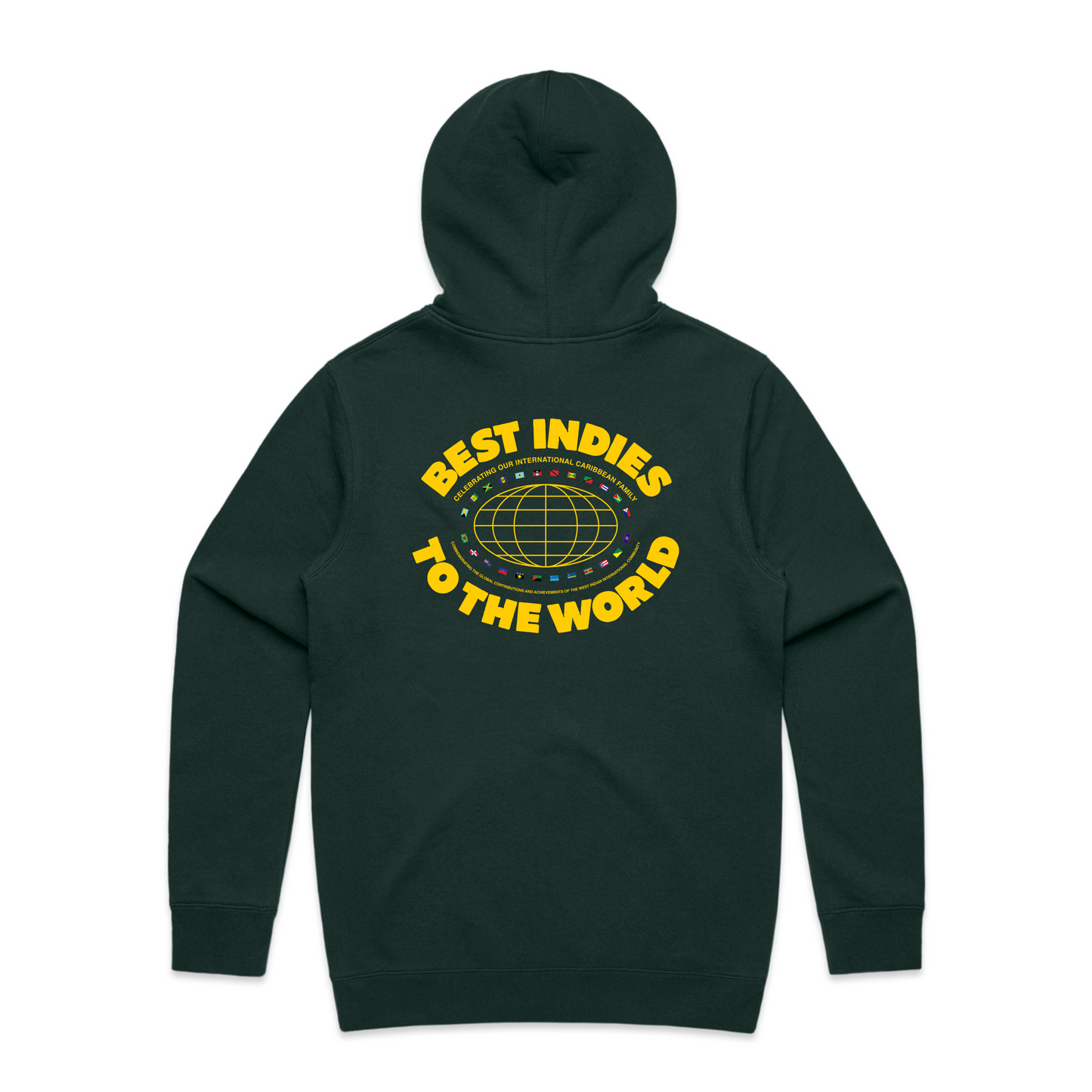 Best Indies To The World - Pine Green Hoodie