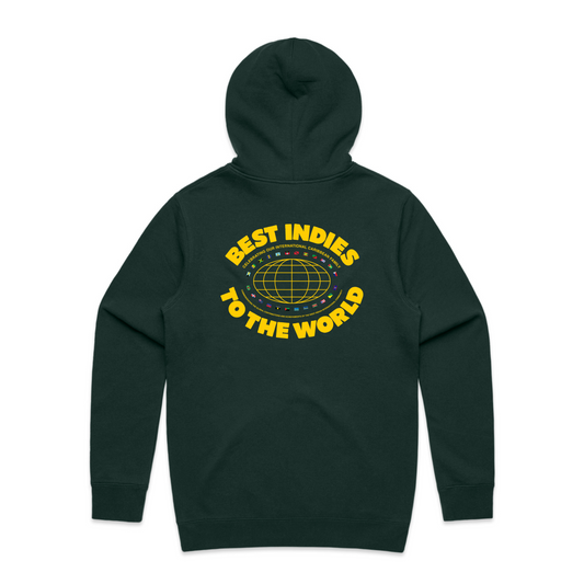 Best Indies To The World - Pine Green Hoodie