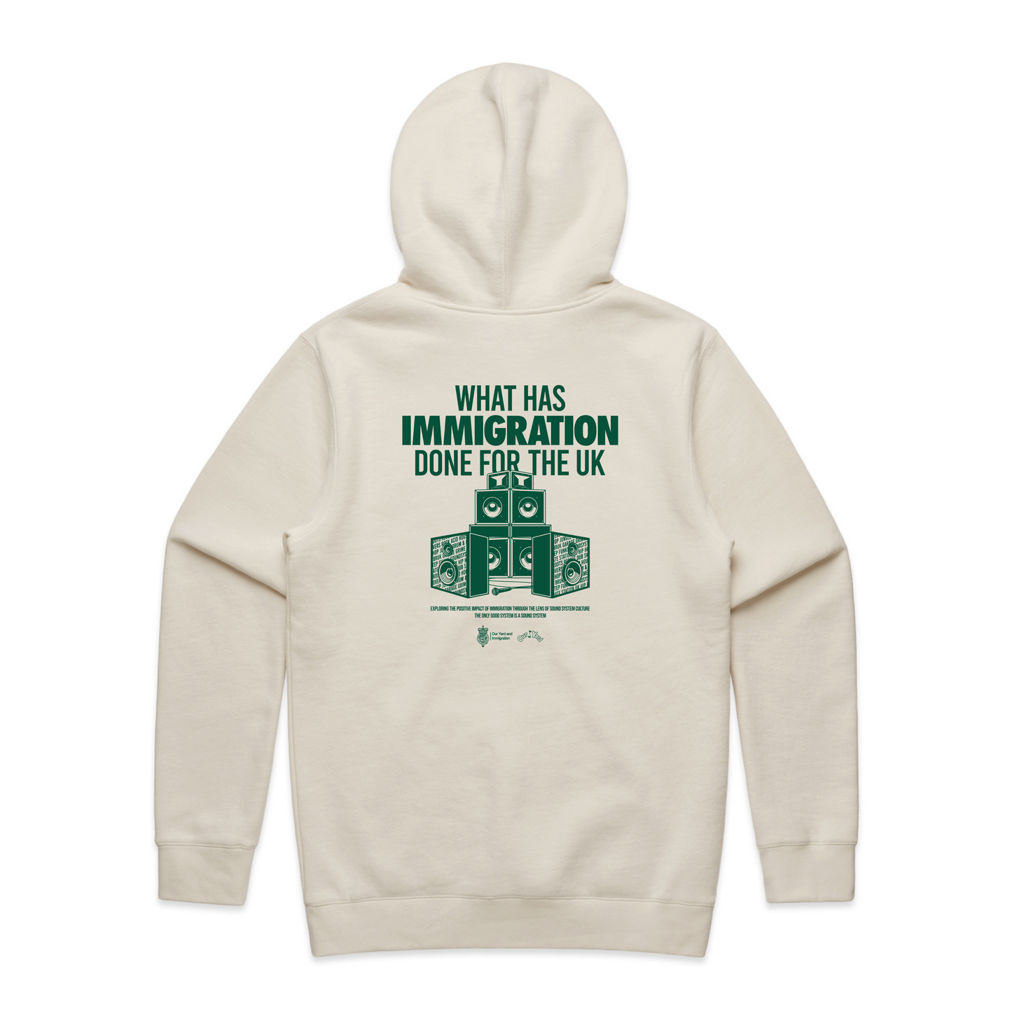 Immigration - Ecru Hoodie