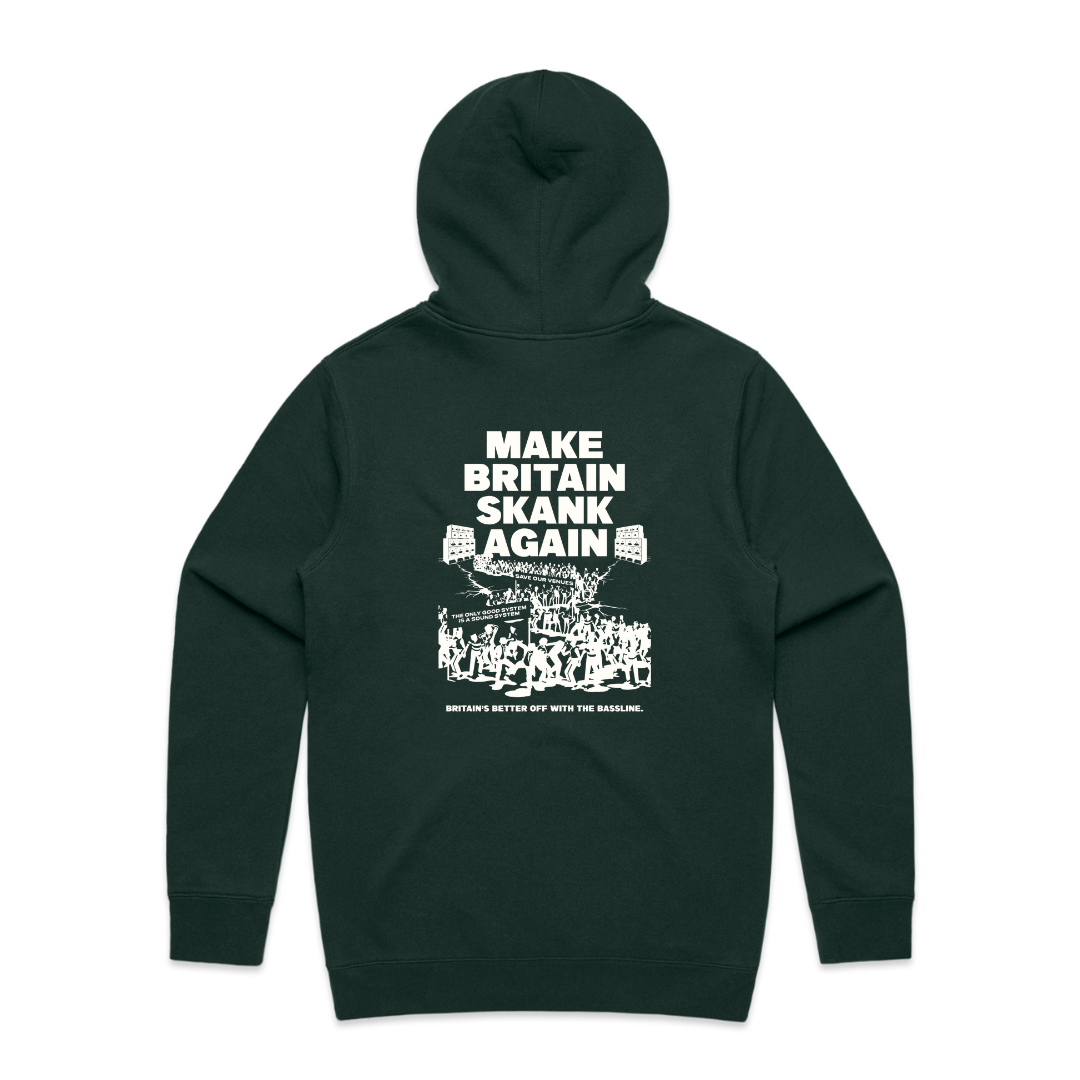 Make Britain Skank Again - Pine Green Hoodie