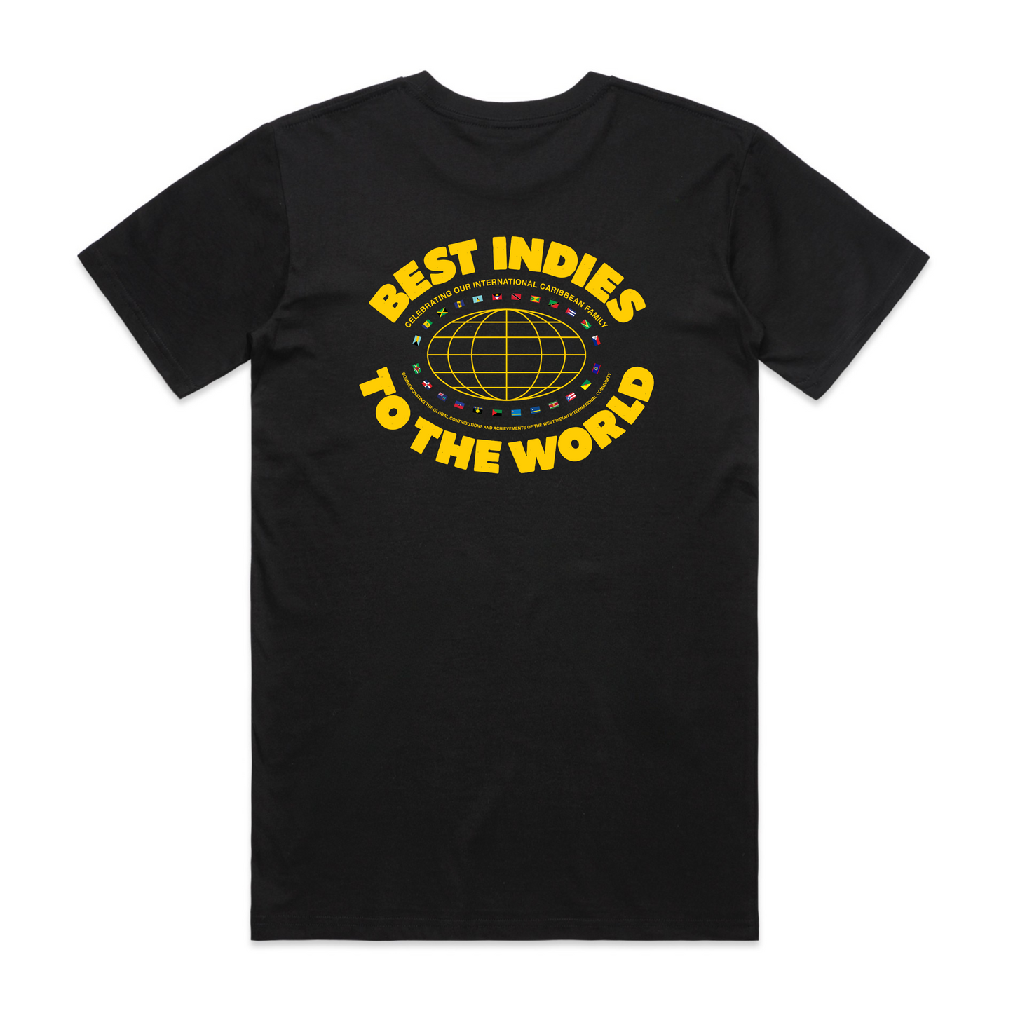 Best Indies To The World - Black T-Shirt