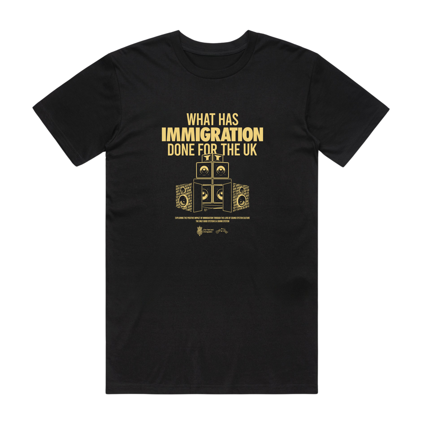 Immigration - Black T-Shirt