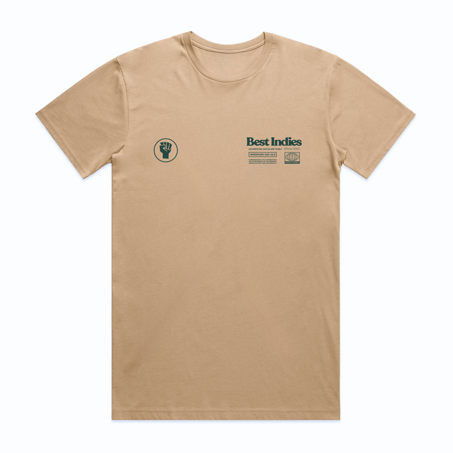 Best Indies - Khaki T-Shirt