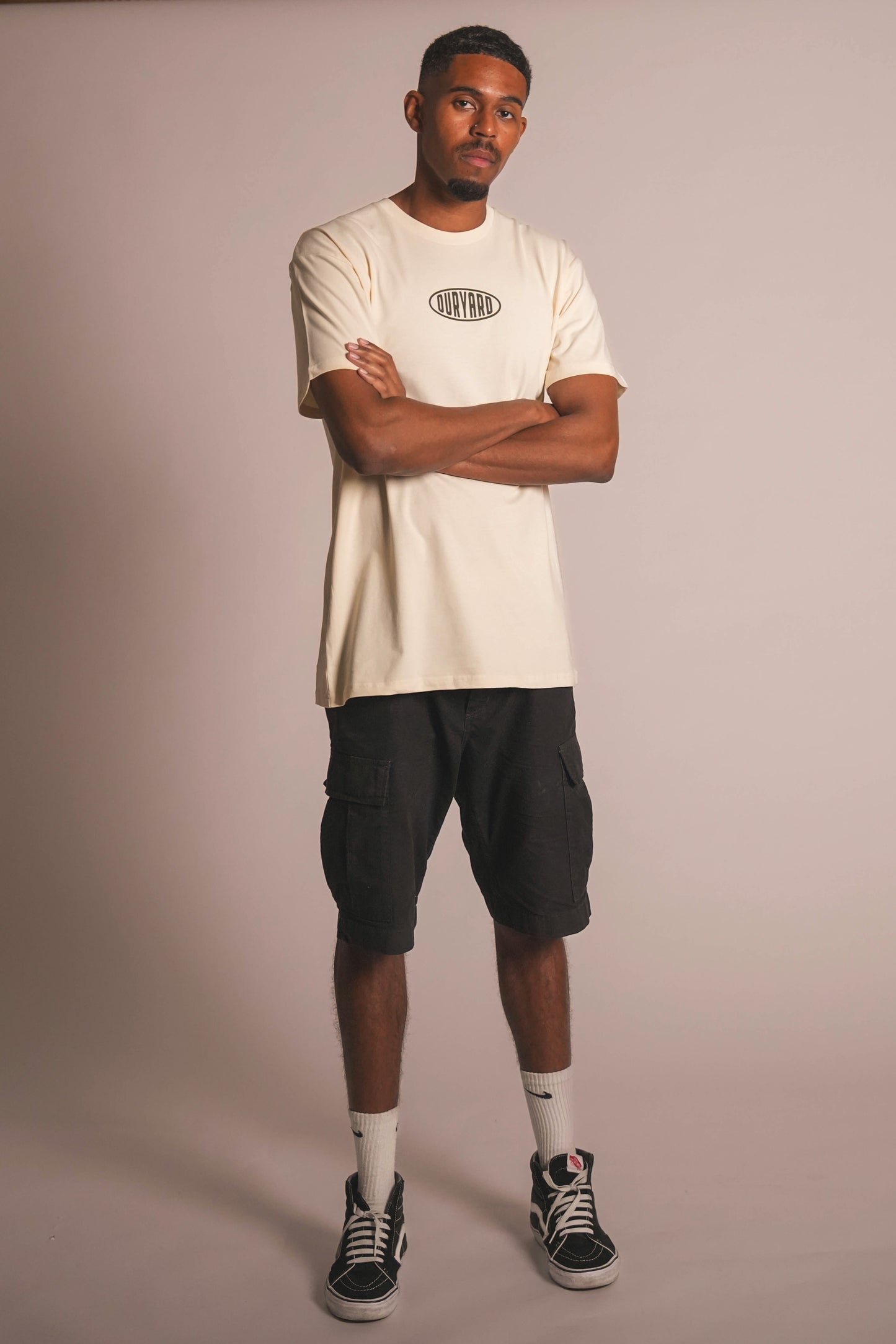 Born Local Roots Global - Ecru T-Shirt