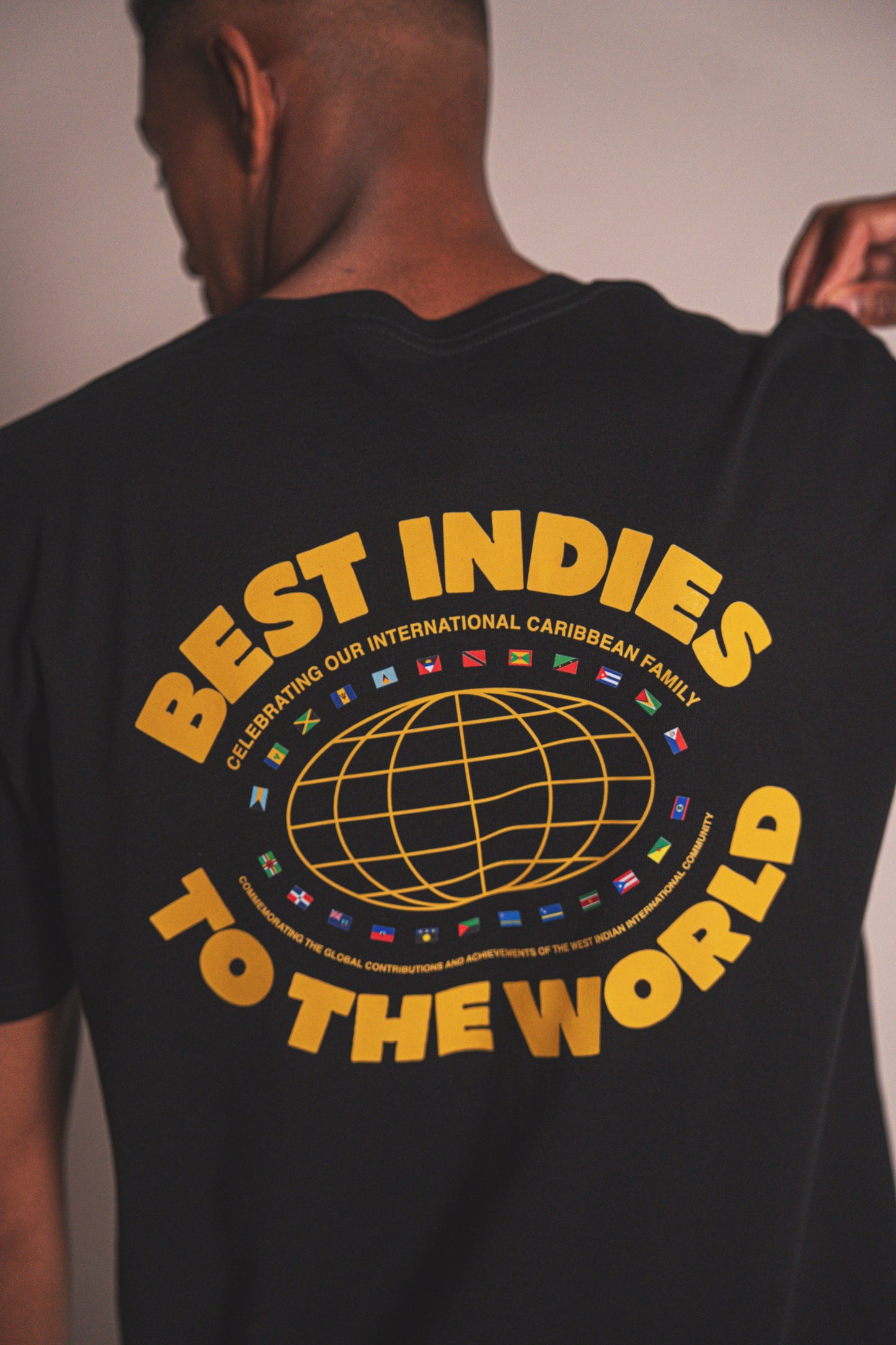 Best Indies To The World - Black T-Shirt
